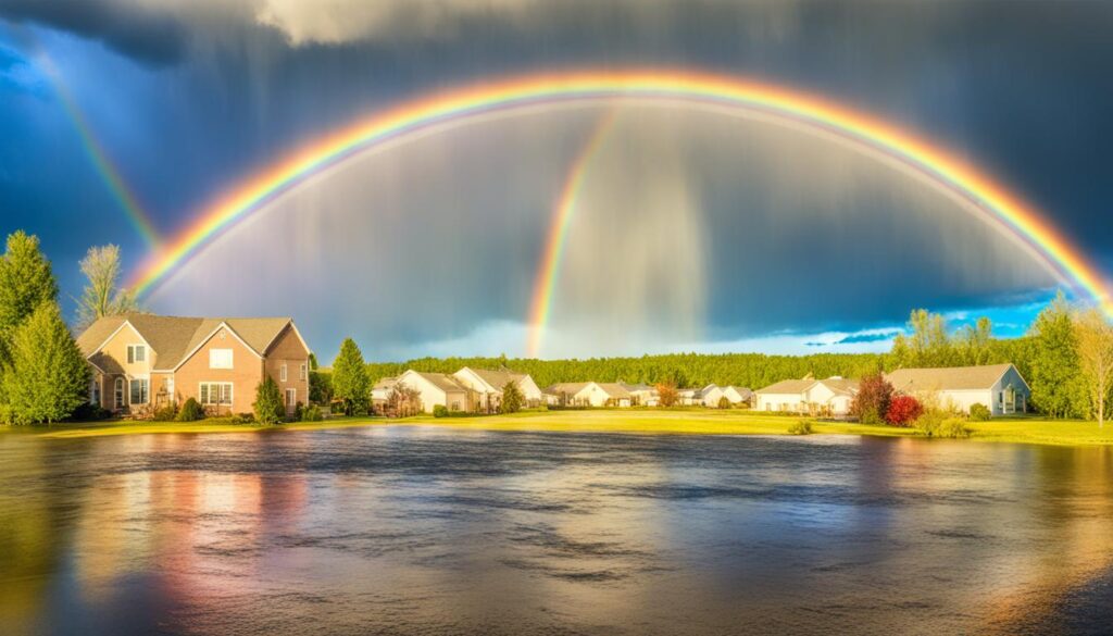 Genesis flood and rainbow covenant