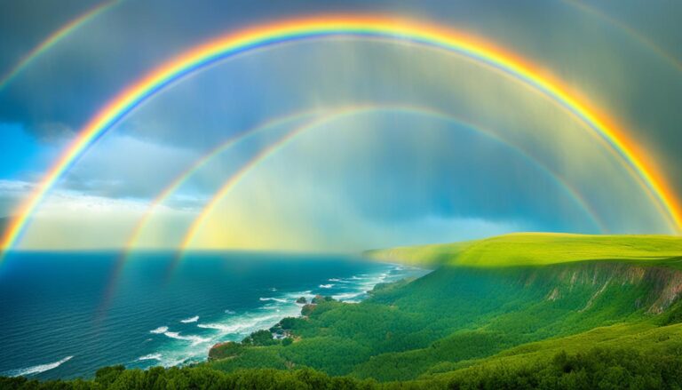 what does double rainbow mean in the bible