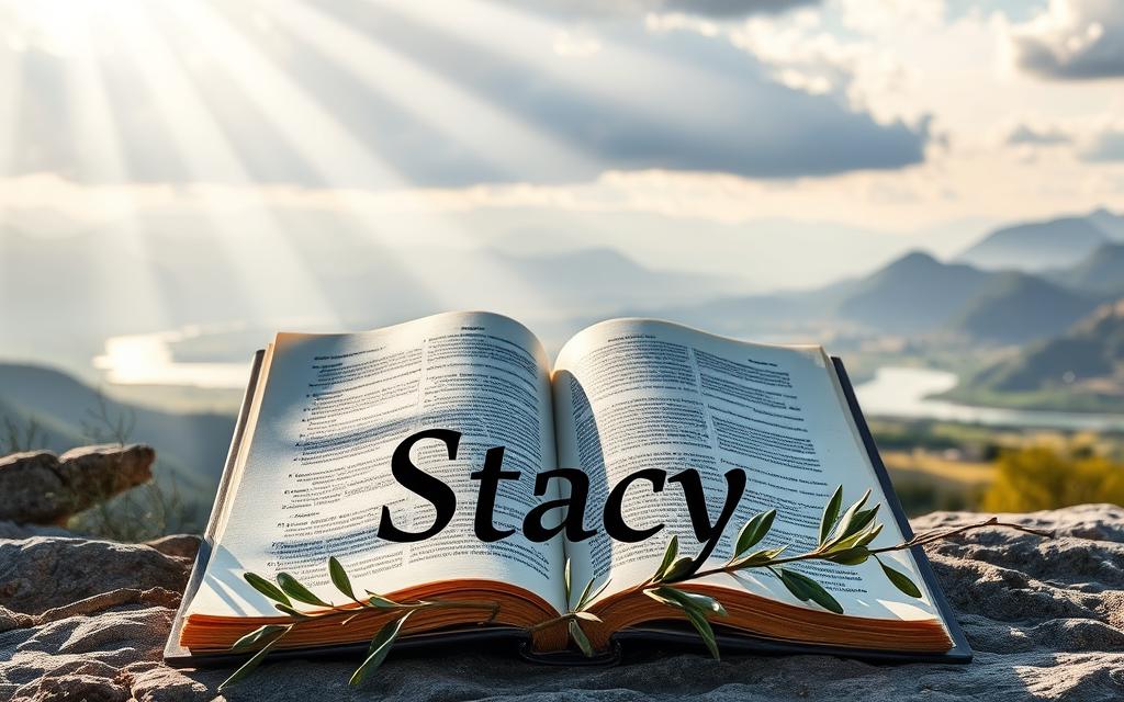 meaning of stacy in the bible