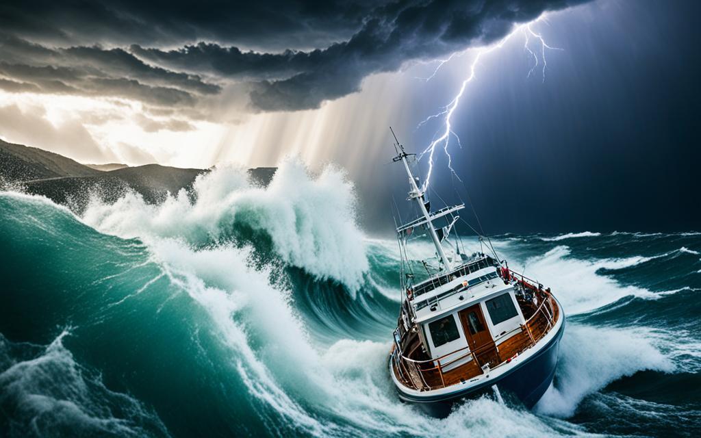 Jesus Calms the Storm - Peace in Turbulent Times (Mark 4:39)